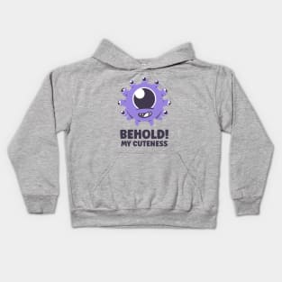 Behold my cuteness - Fantasy Funny Art Kids Kids Hoodie